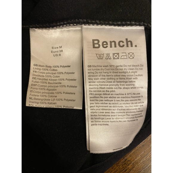 BENCH MULTIPURPOSE CITY CLOTHING MENS SIZE M GRAY LINED FULL ZIP HOOD JACKET - Picture 6 of 6